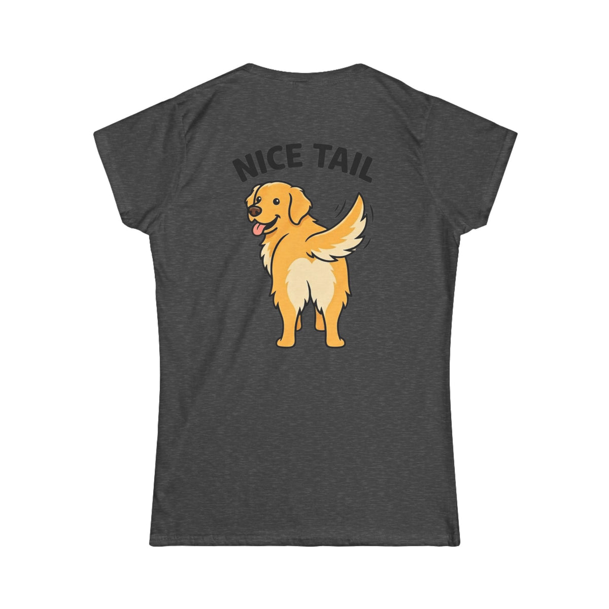 Color: Dark Heather | Nice Tail Women's Tee