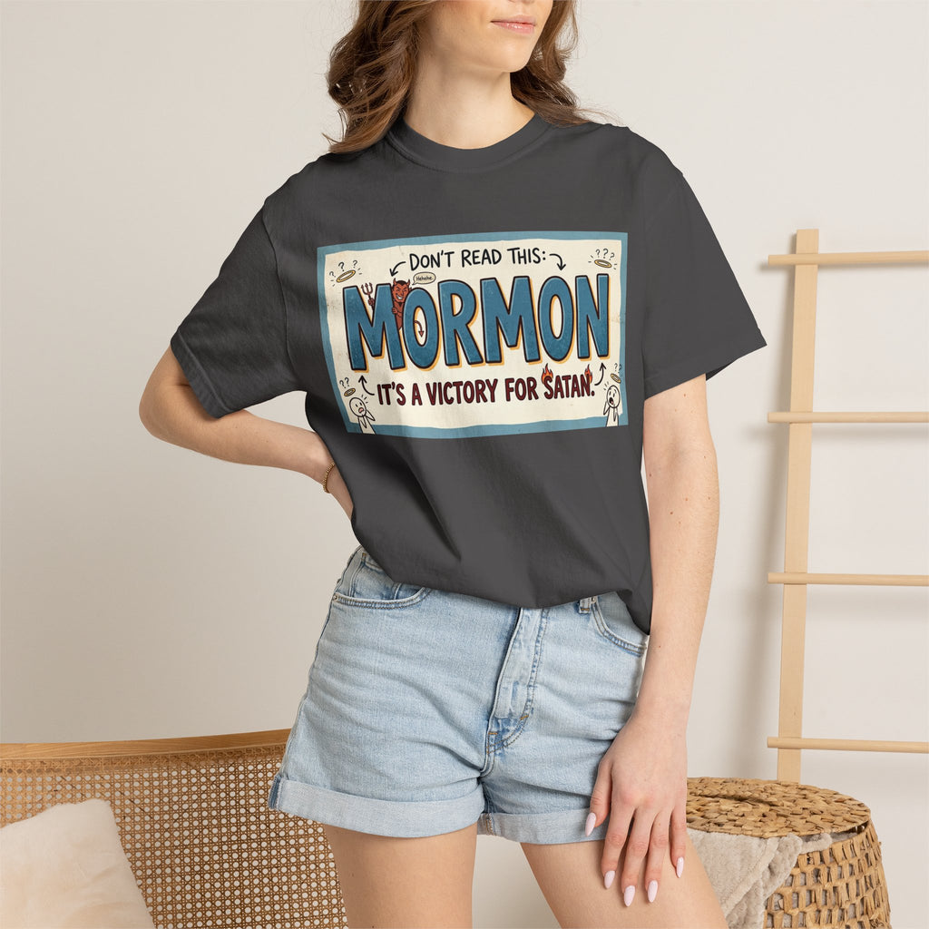 Devil's Dictionary: Mormon Edition | Garment-Dyed Tee — AttitudeShirts