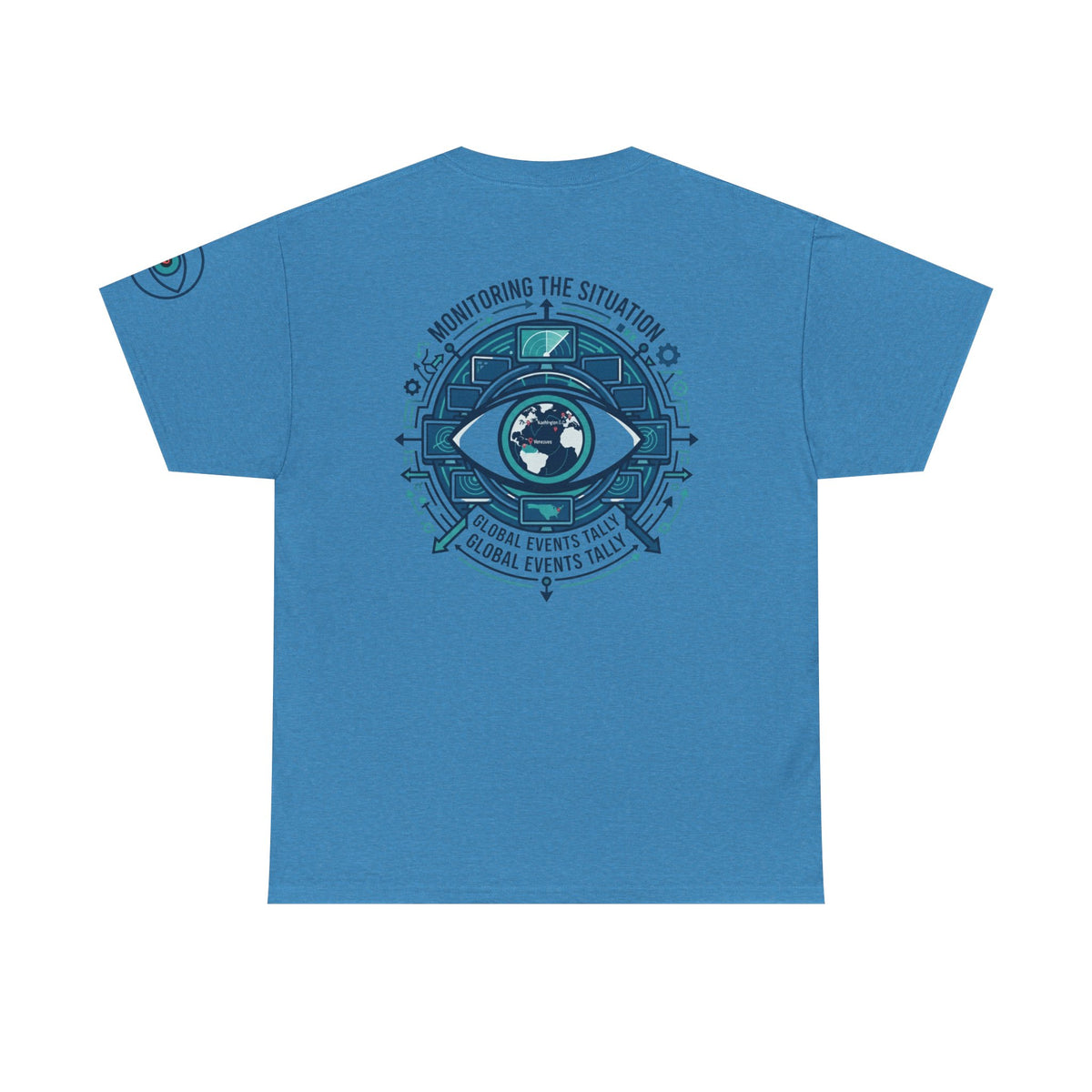 Color: Heather Sapphire | Monitoring the Situation Premium Graphic Tee