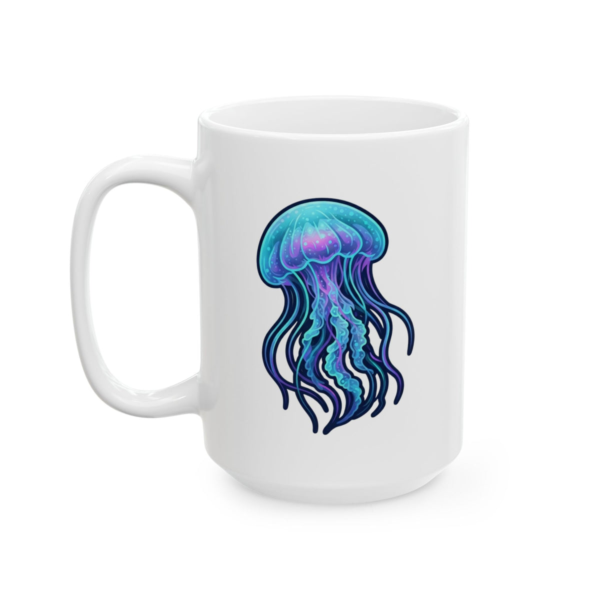 "Jelly Credible" White Ceramic Mug — Graphic