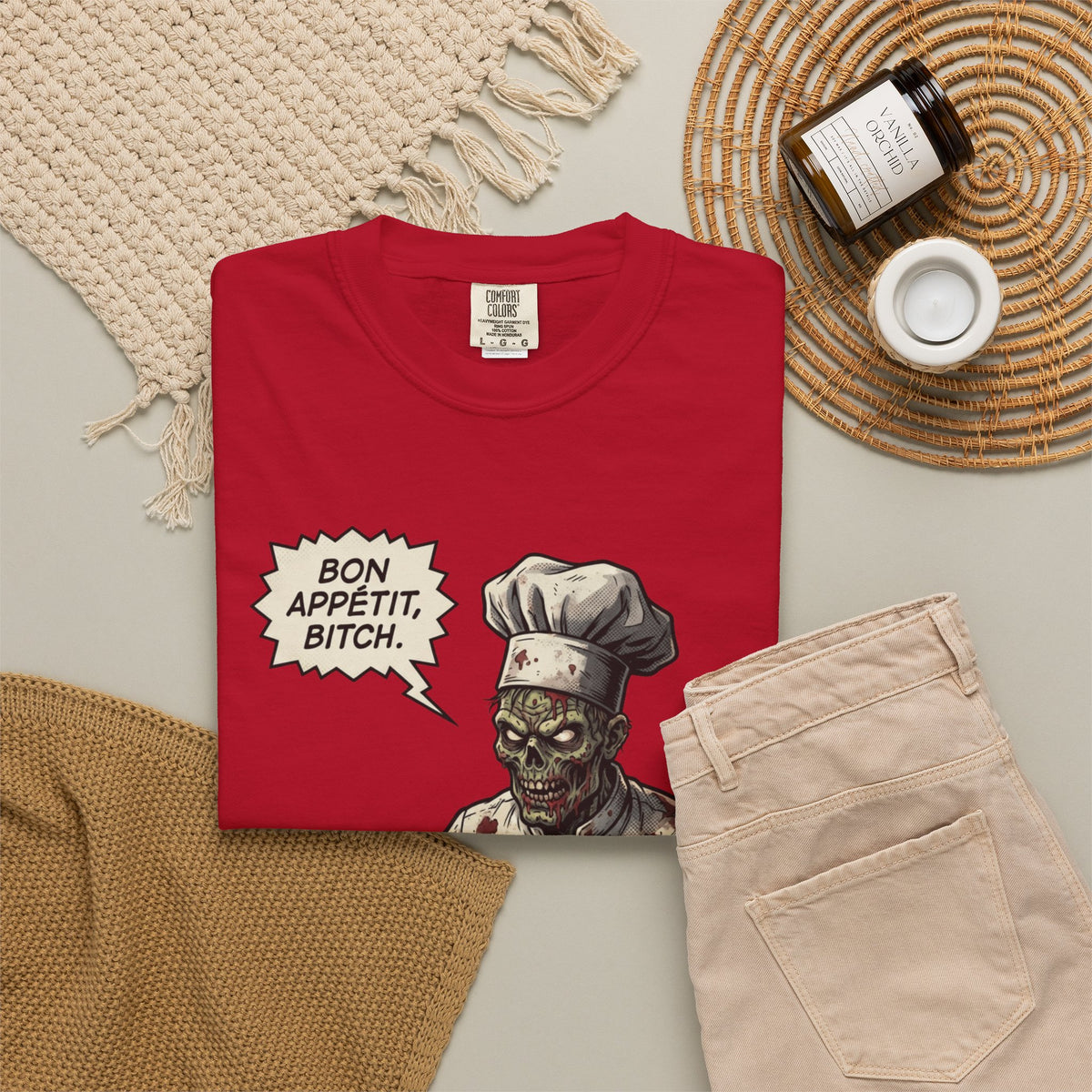 Bon Appetit Bitch Unisex Garment-Dyed Tee