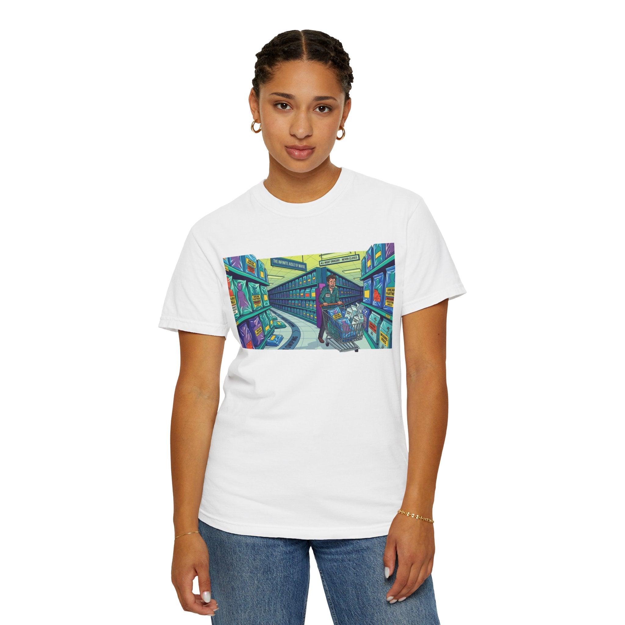 "Infinite Dating" Unisex Garment-Dyed Tee