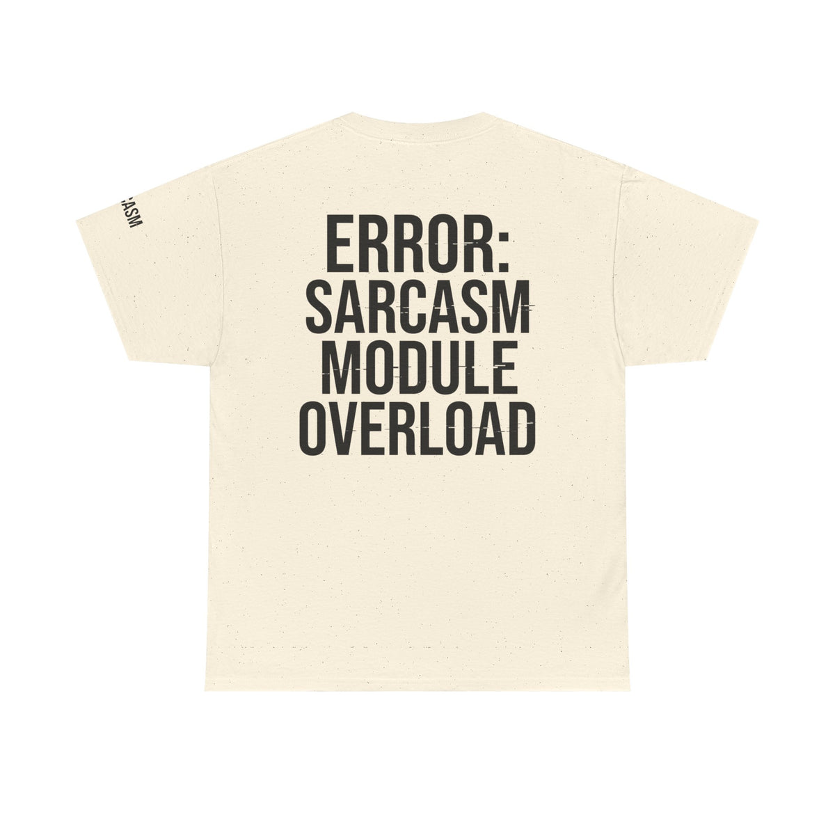 Color: Natural | Error Sarcasm Premium Graphic Tee