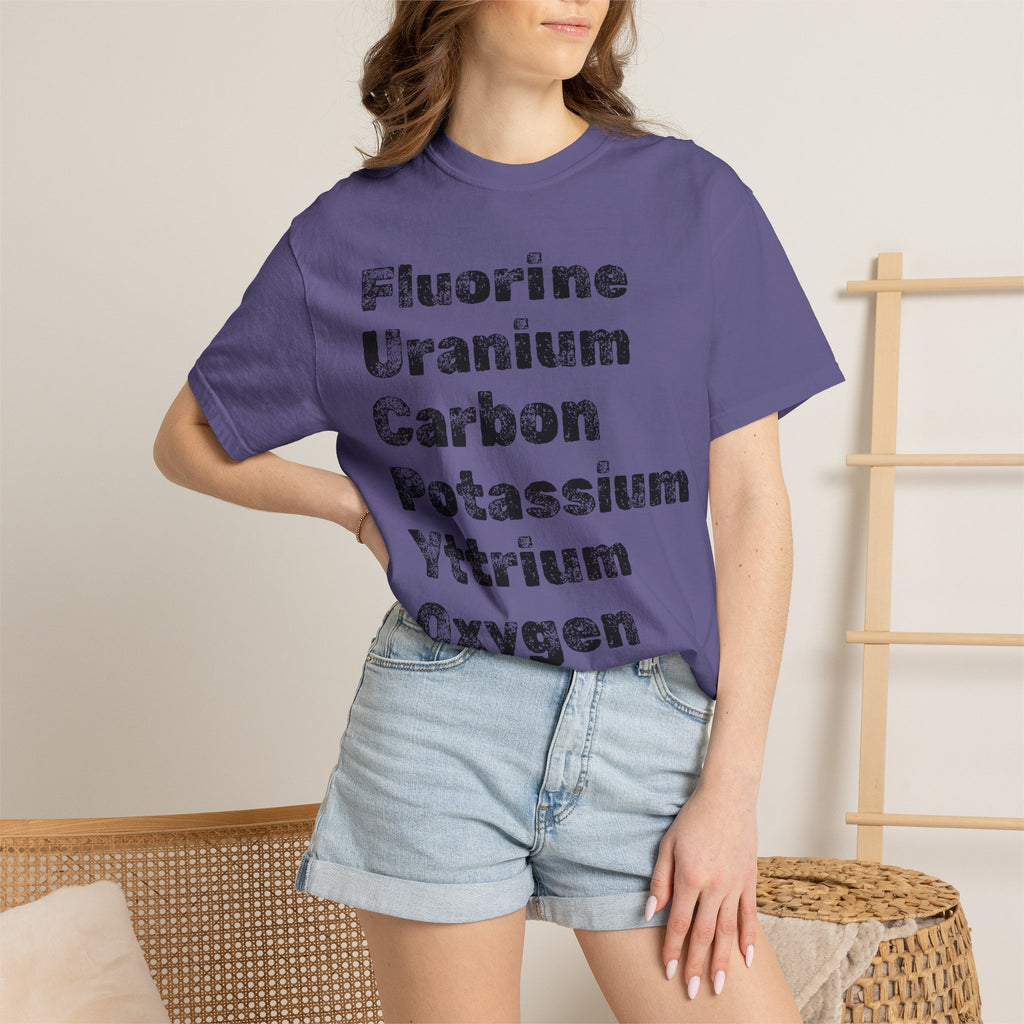 "Periodic Salt" Unisex Garment-Dyed T-shirt