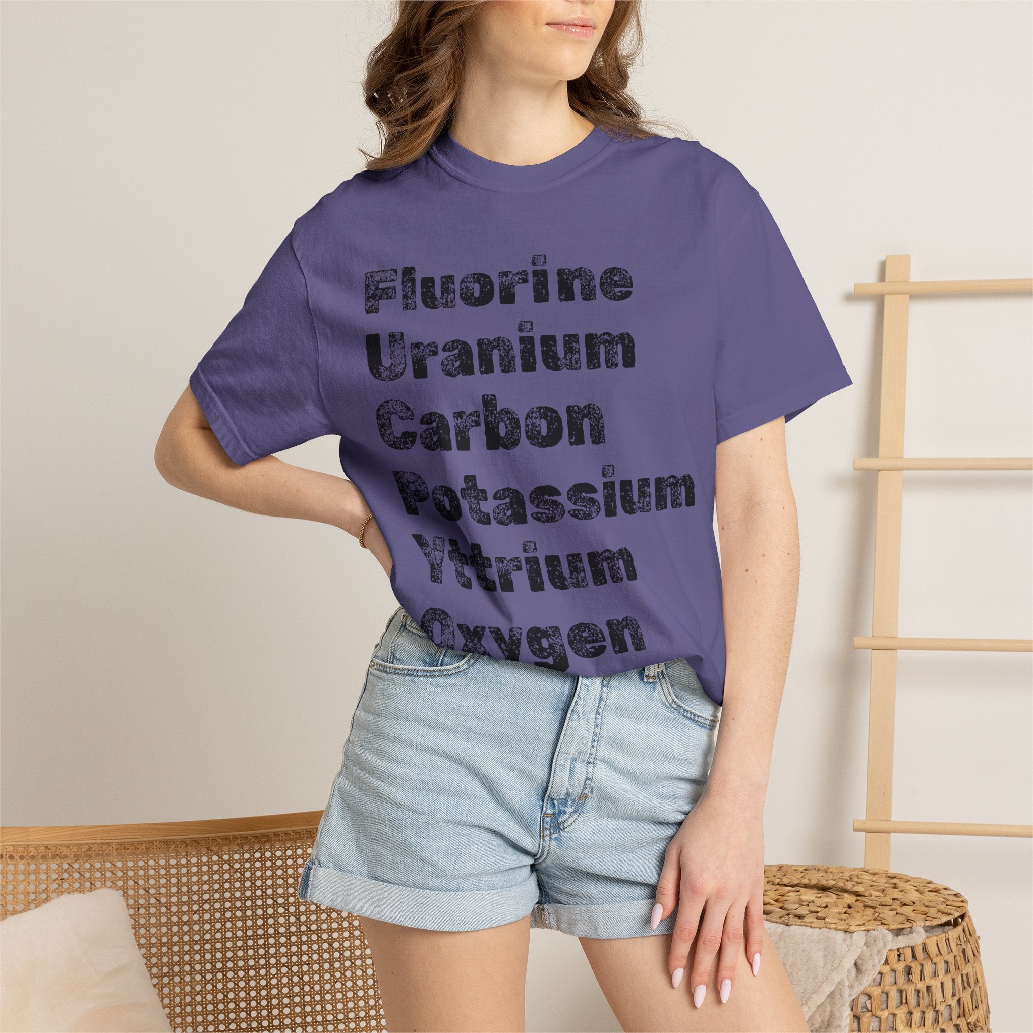 "Periodic Salt" Unisex Garment-Dyed T-shirt
