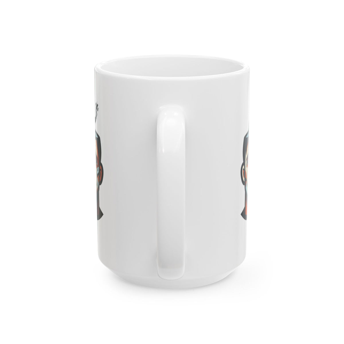 "Therapy Needed" White Ceramic Mug — Graphic