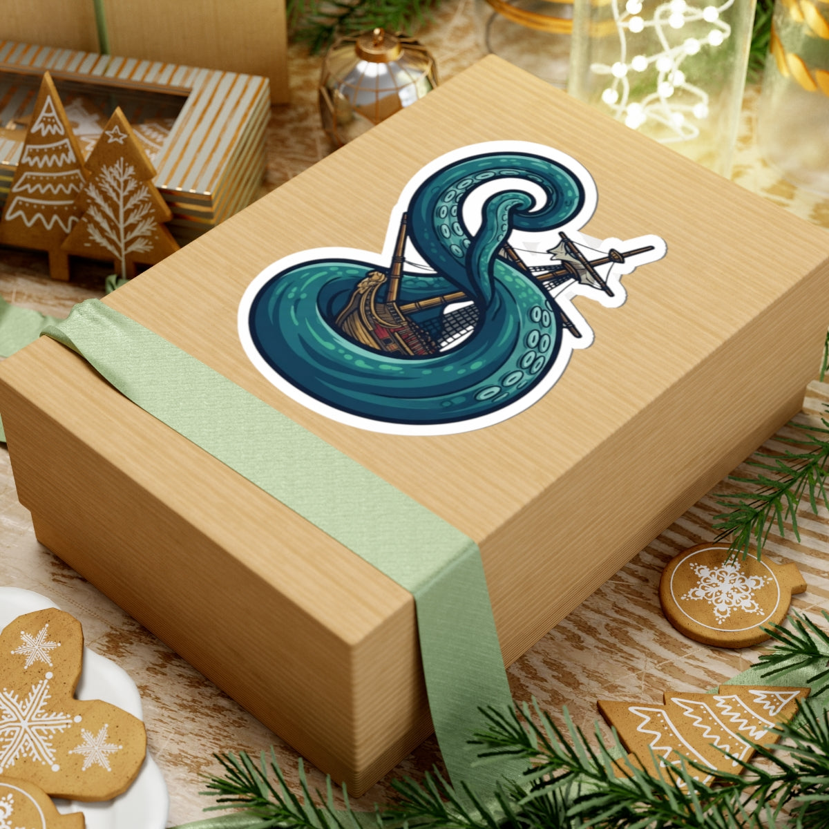 "The Kraken (Norse-Global Maritime)" Sticker