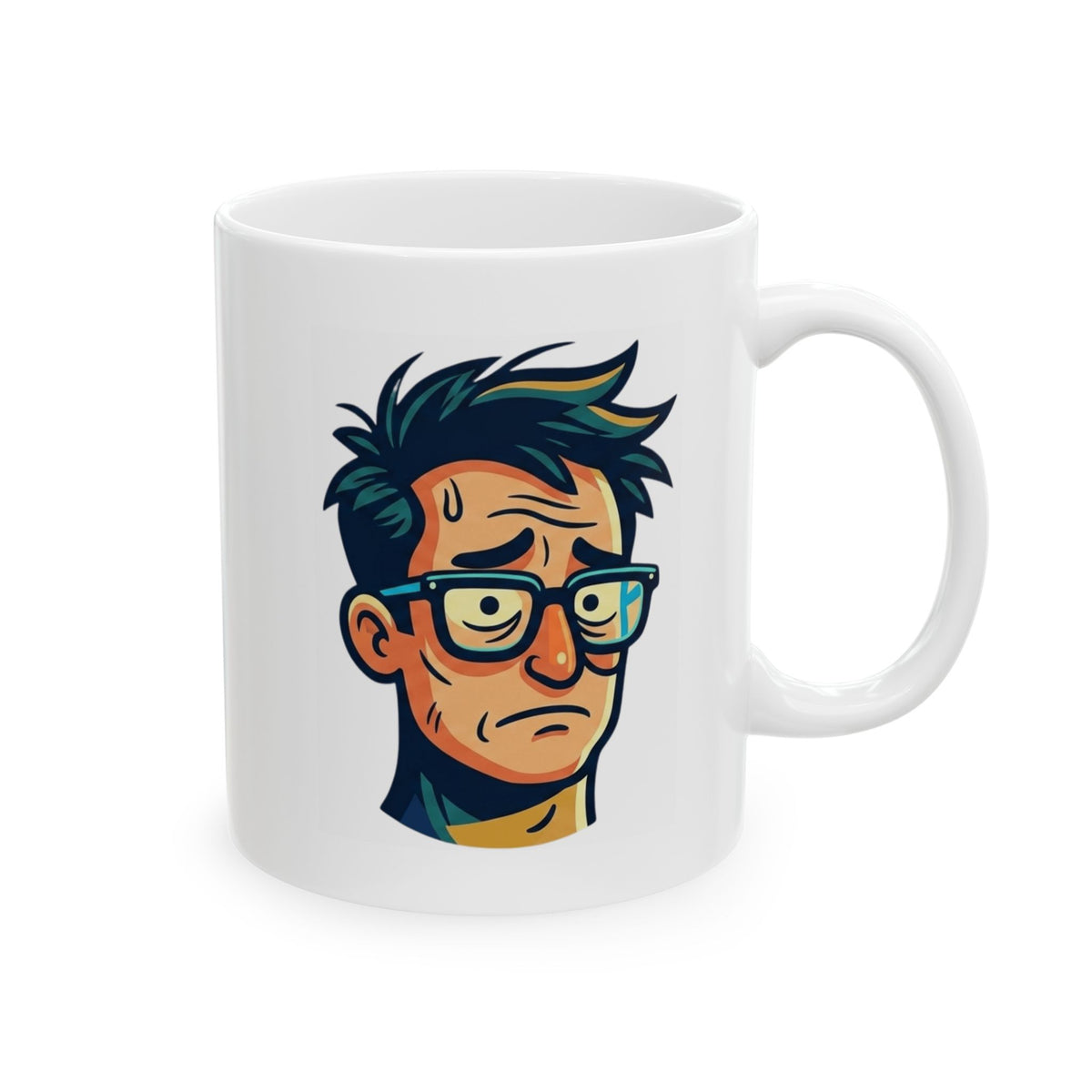 "Responsible Adult Costume" White Ceramic Mug — Graphic