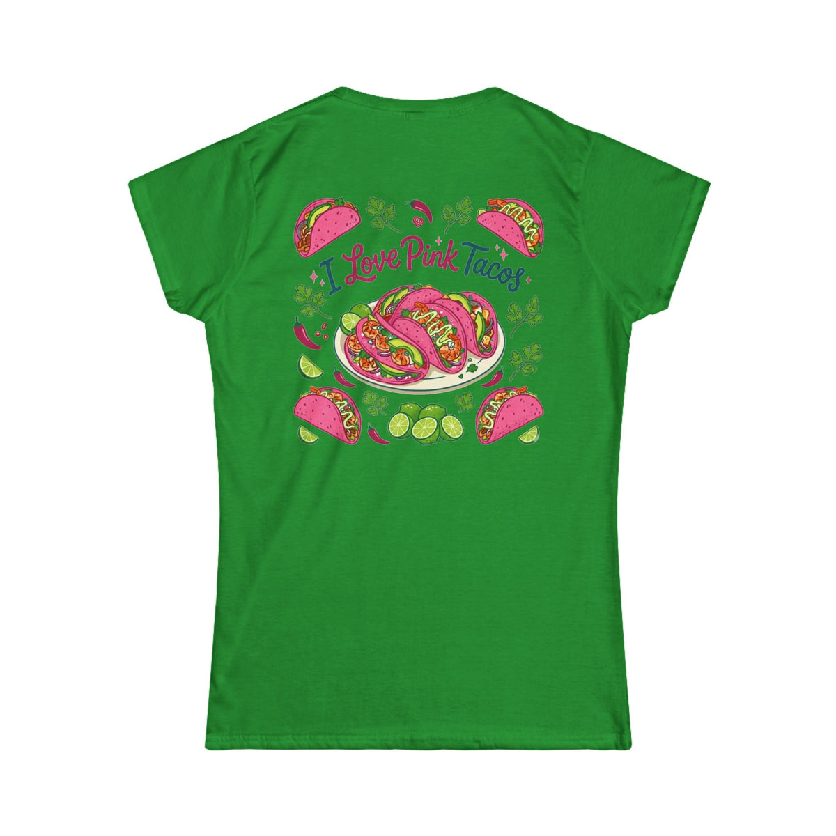 "I Love Pink Tacos" Women's Tee