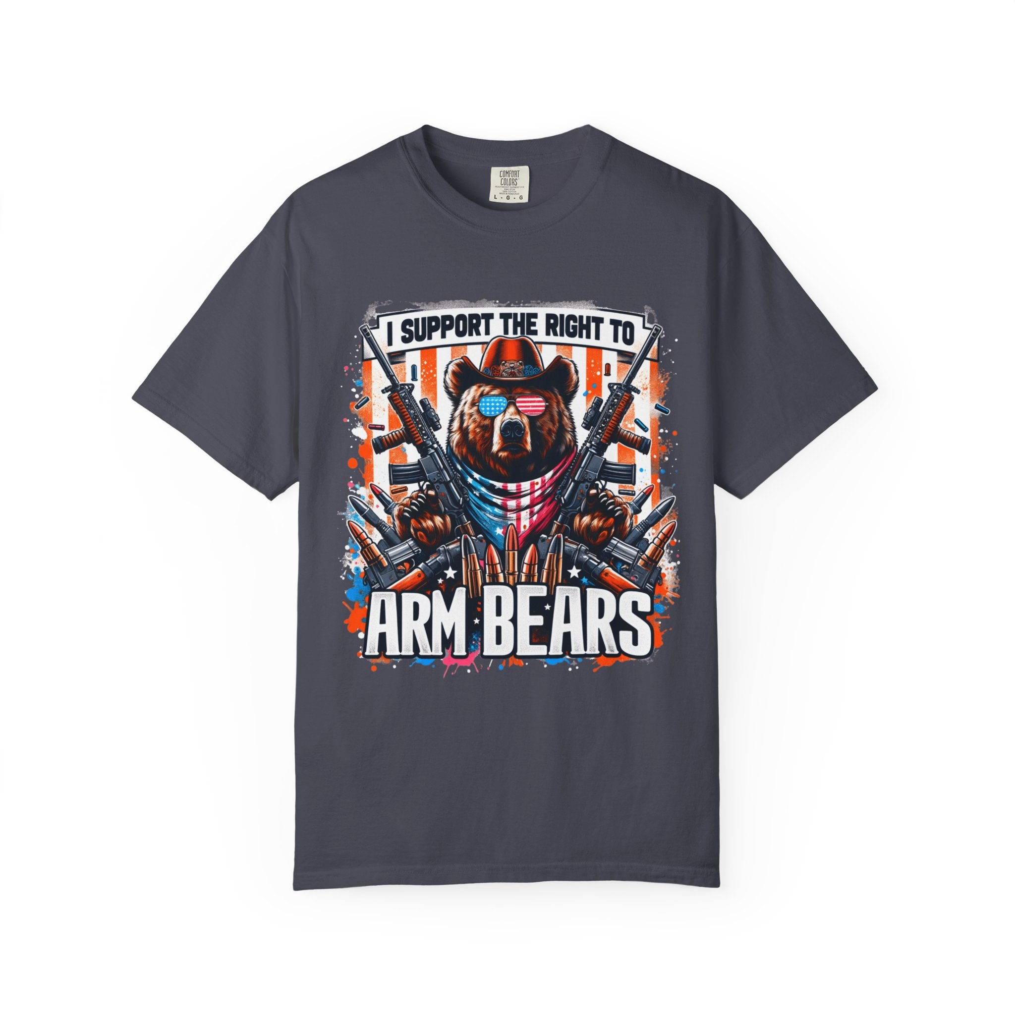 "Right to Arm Bears" Unisex Garment-Dyed T-shirt