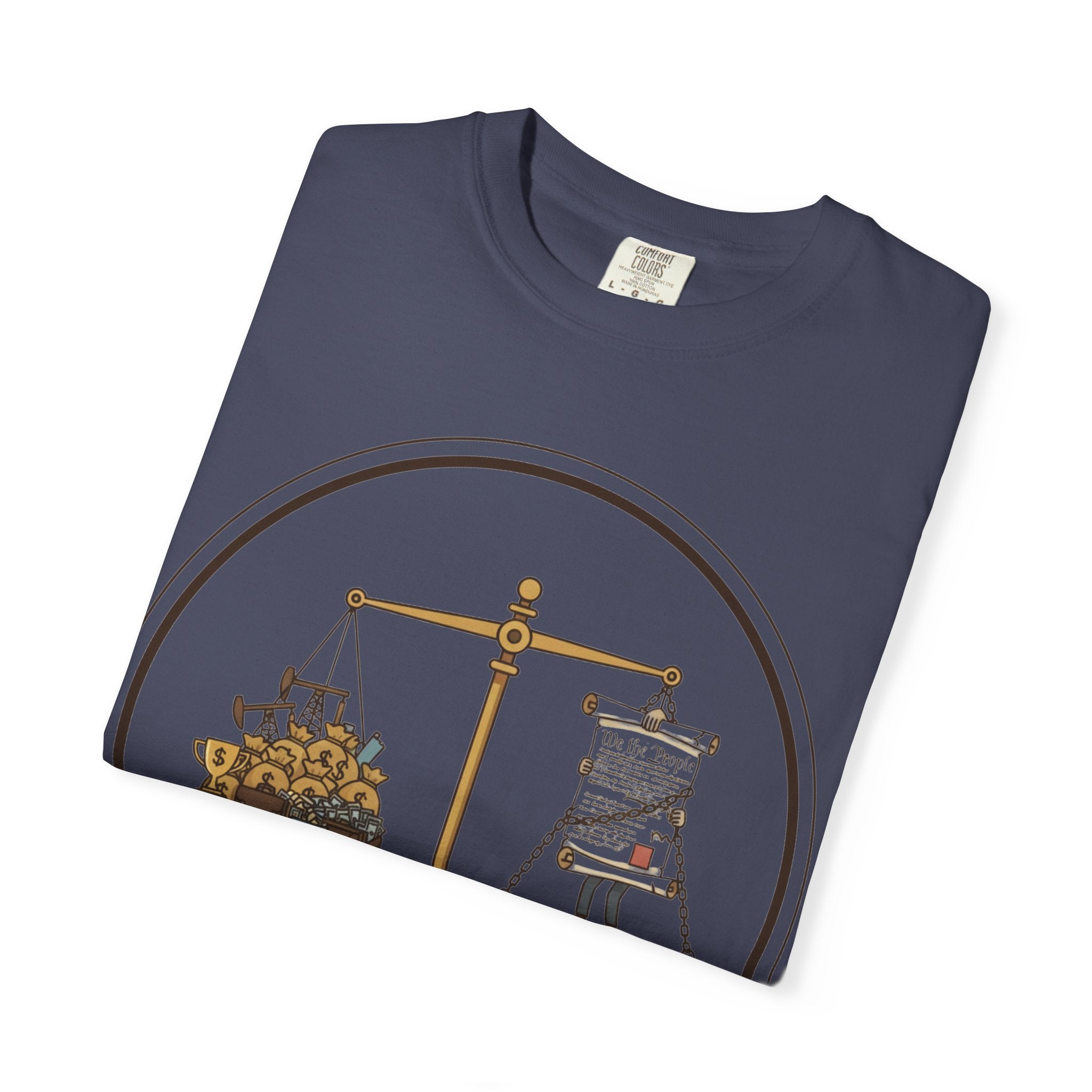 "The Economic Balance" Unisex Garment-Dyed T-shirt