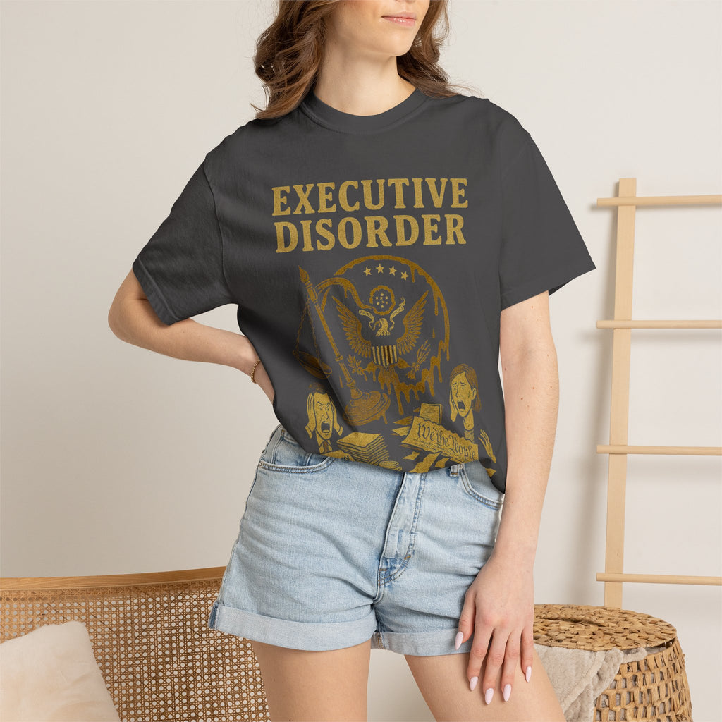 "Executive Disorder" Unisex Garment-Dyed T-shirt