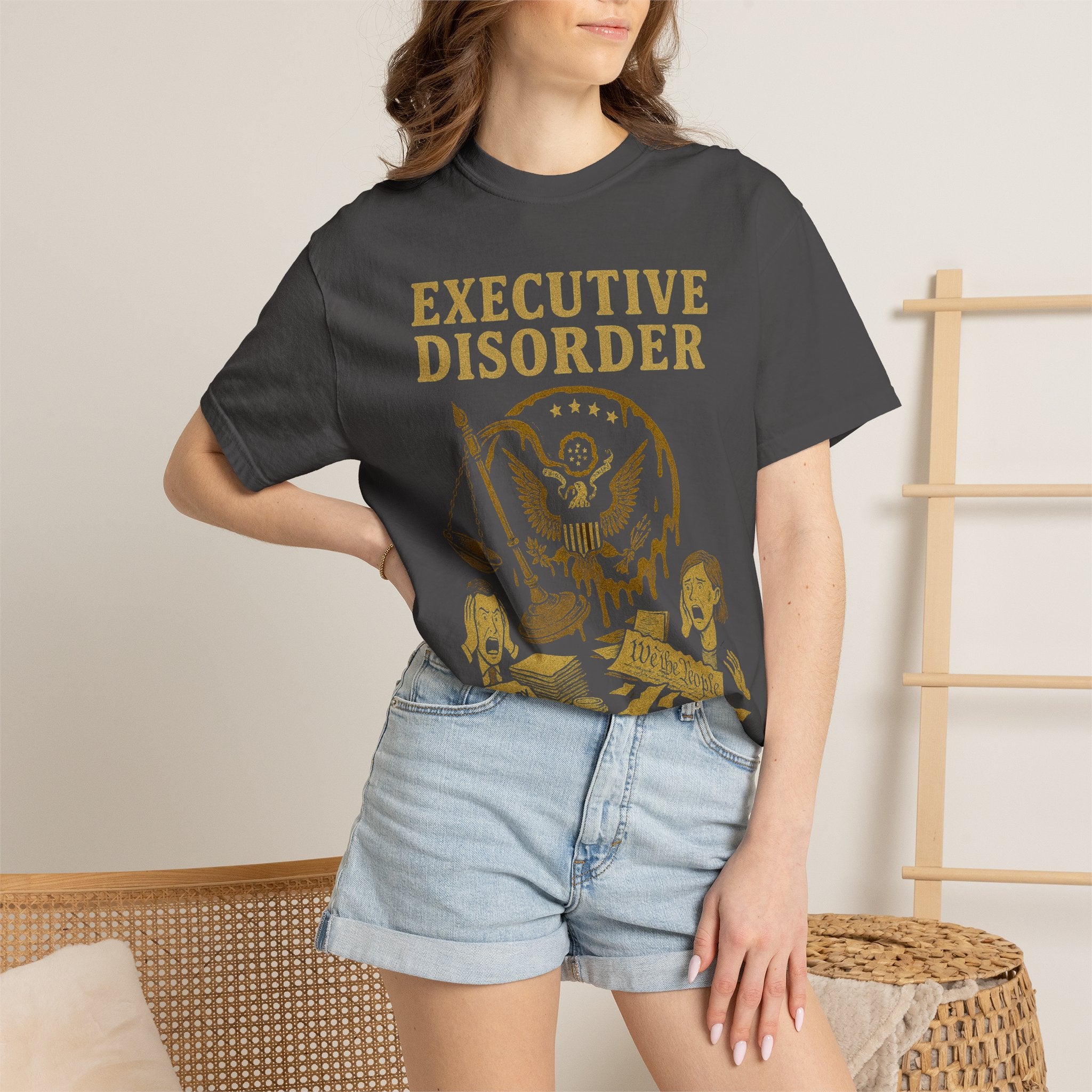 "Executive Disorder" Unisex Garment-Dyed T-shirt