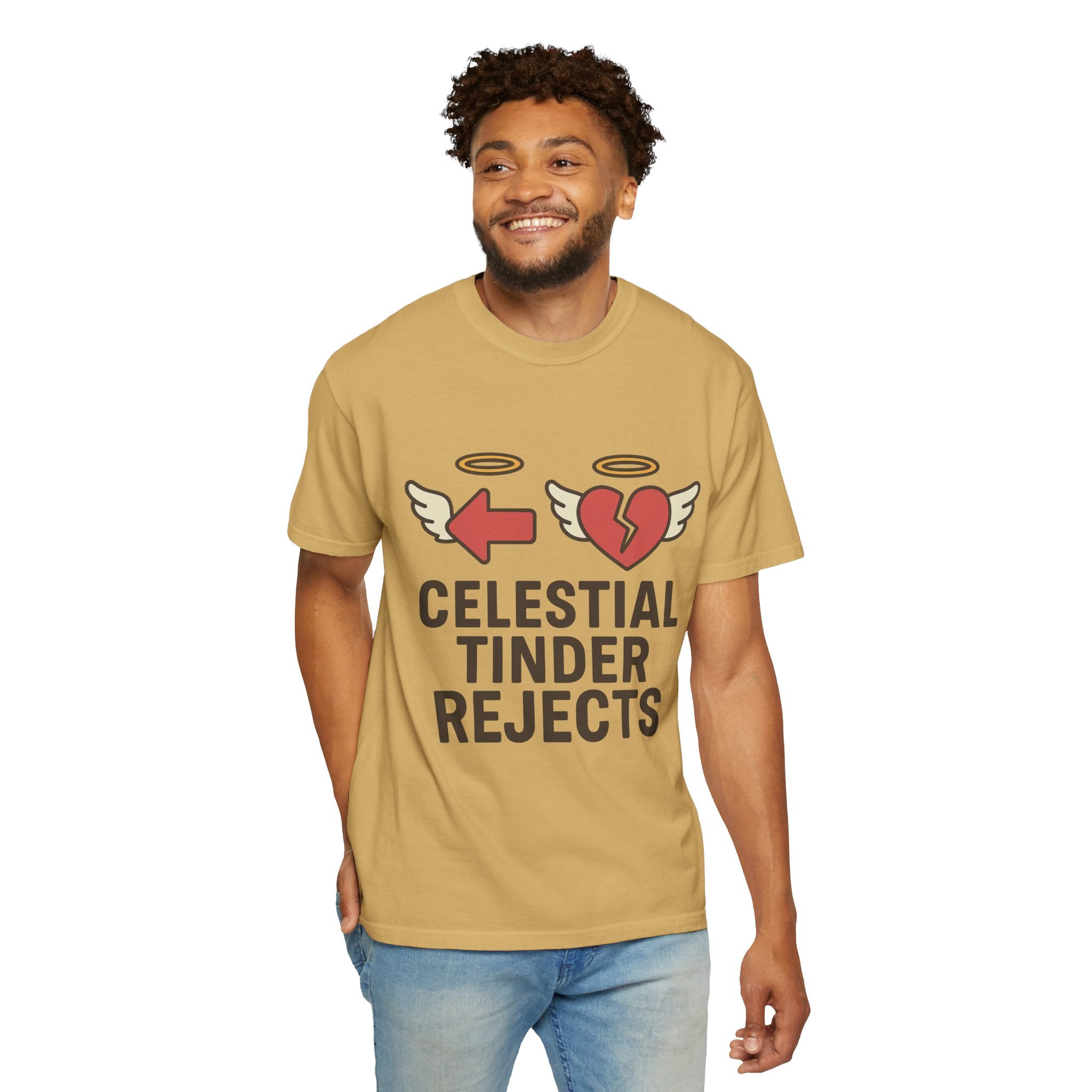 "Celestial Tinde Rejects" Unisex Garment-Dyed T-shirt