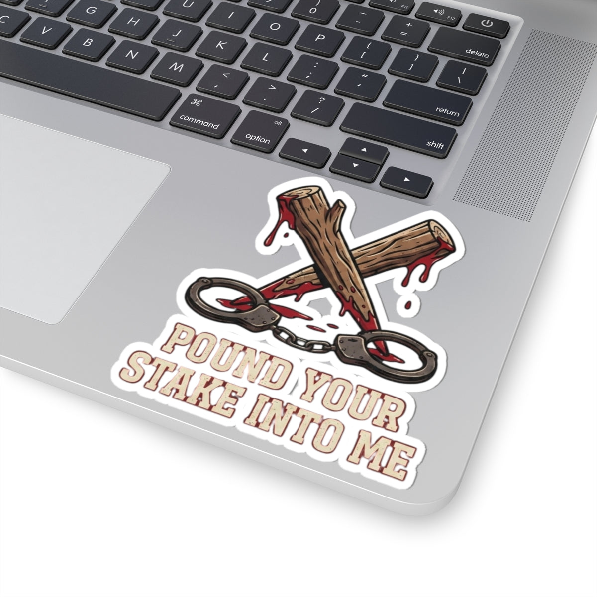 "Pound Your Stake In Me" Sticker — Main