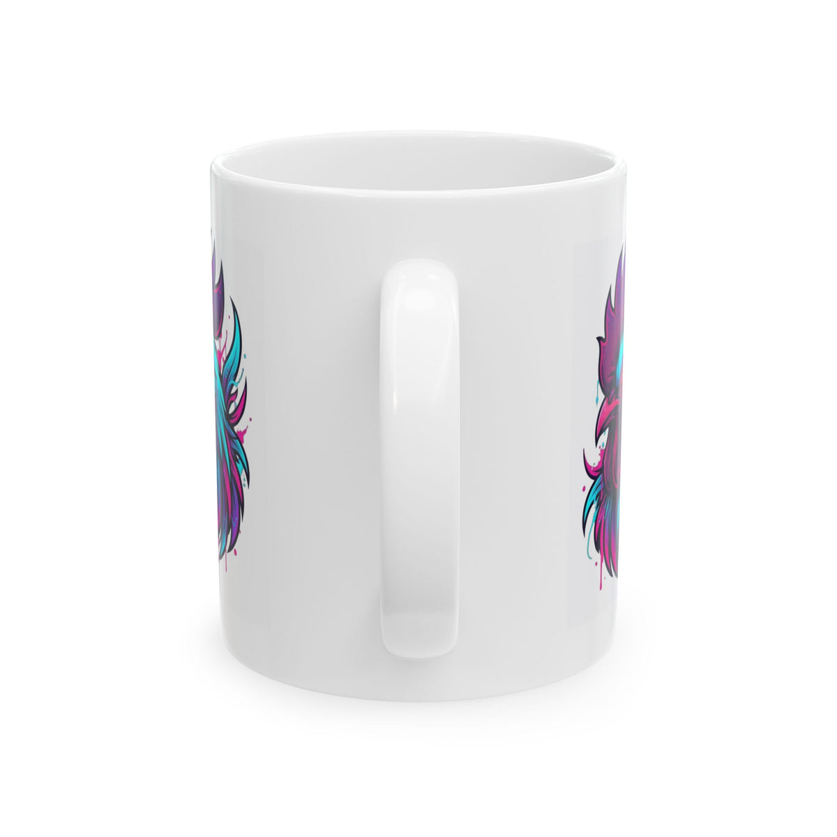 "Cock Teaser" White Ceramic Mug — Graphic