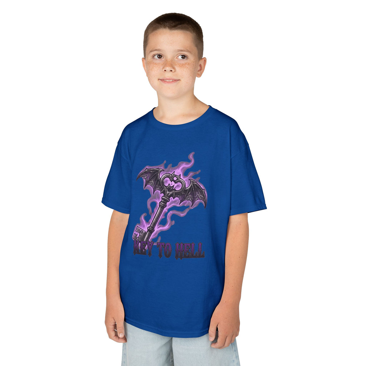Color: Royal | Skeleton Key Kids Tee