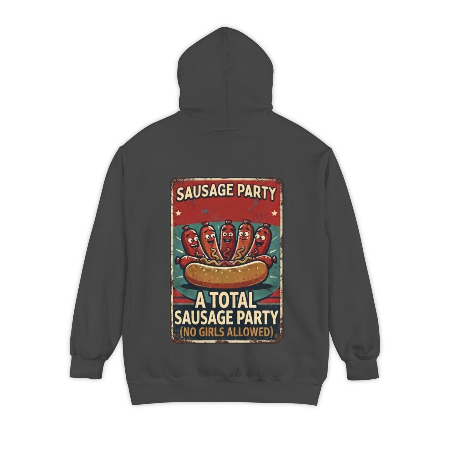 "Sausage Party" Garment-Dyed Hoodie