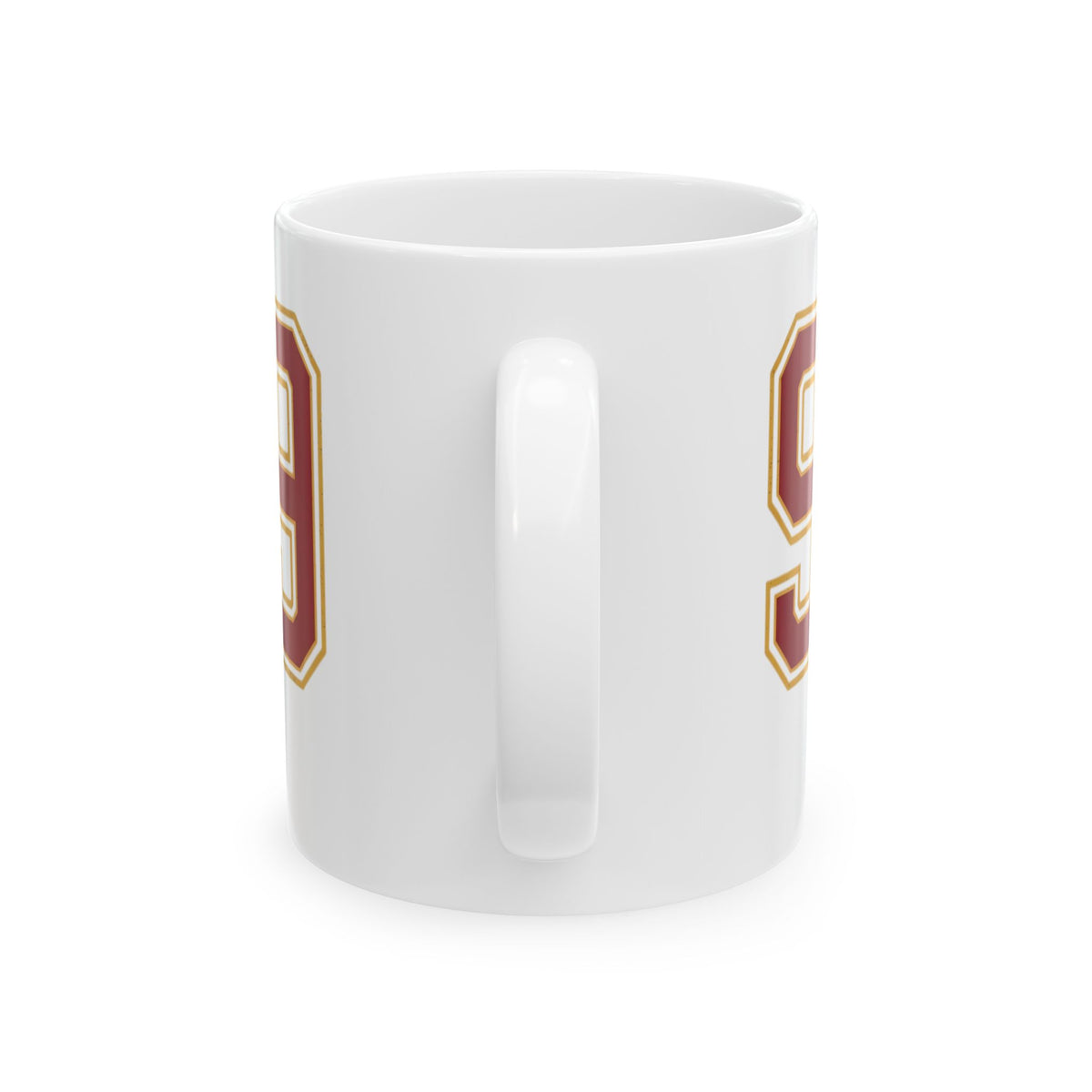 "Good Book Series 99 Unrepentant Sinner" White Ceramic Mug — Graphic