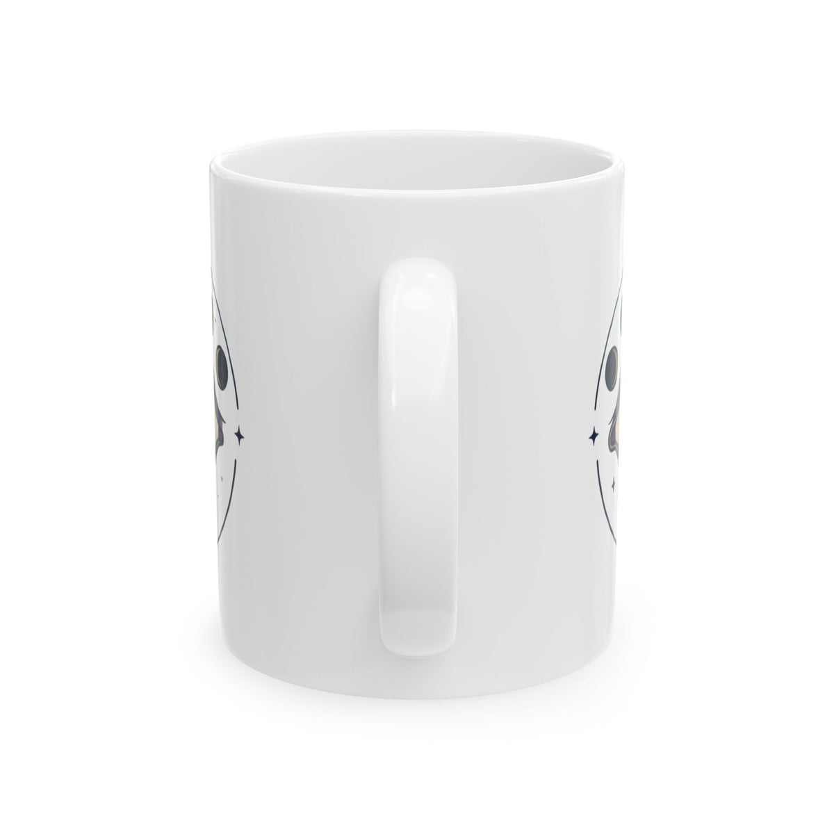 "Trust the Universe" White Ceramic Mug — Graphic