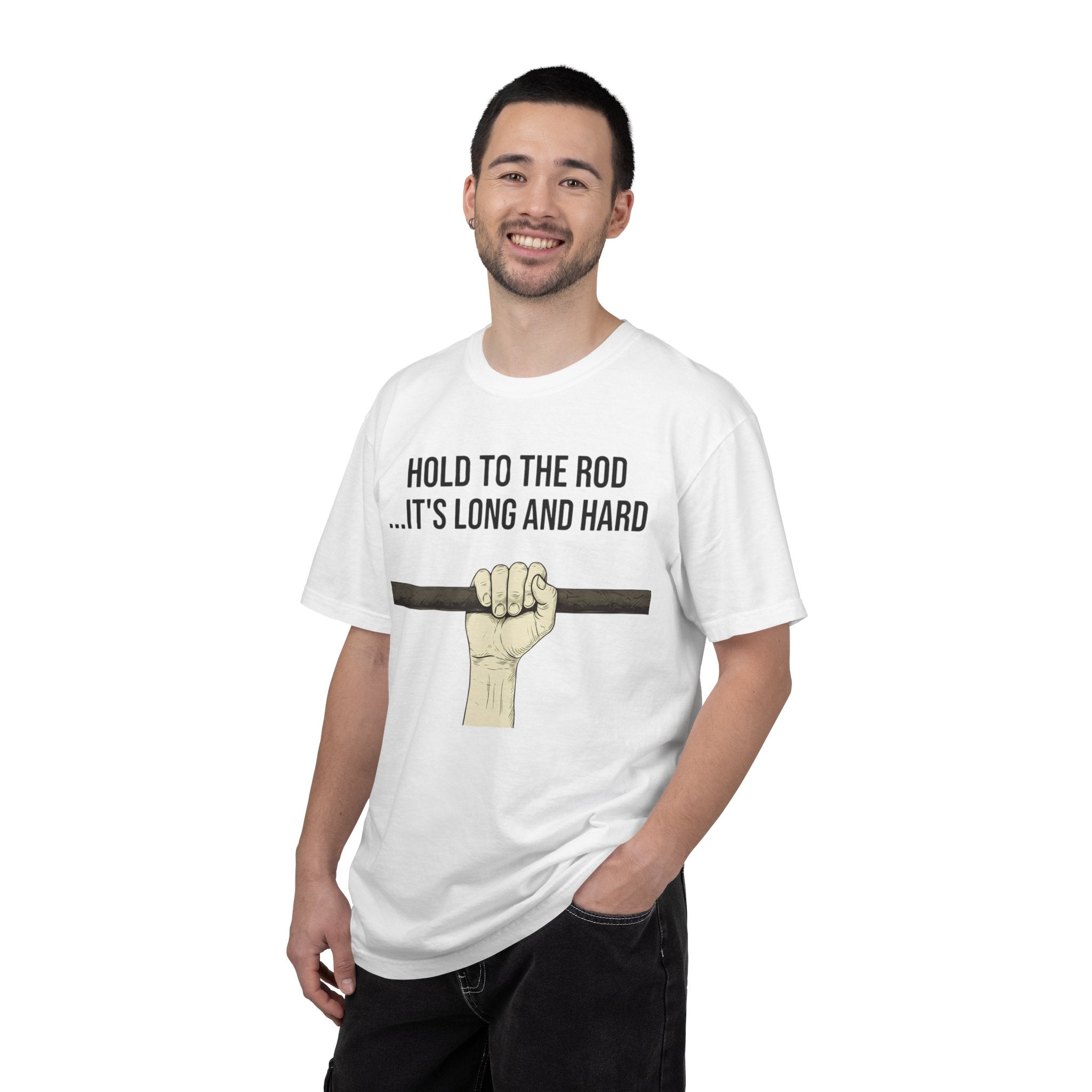 "Hold to the Rod" Unisex Garment-Dyed Tee