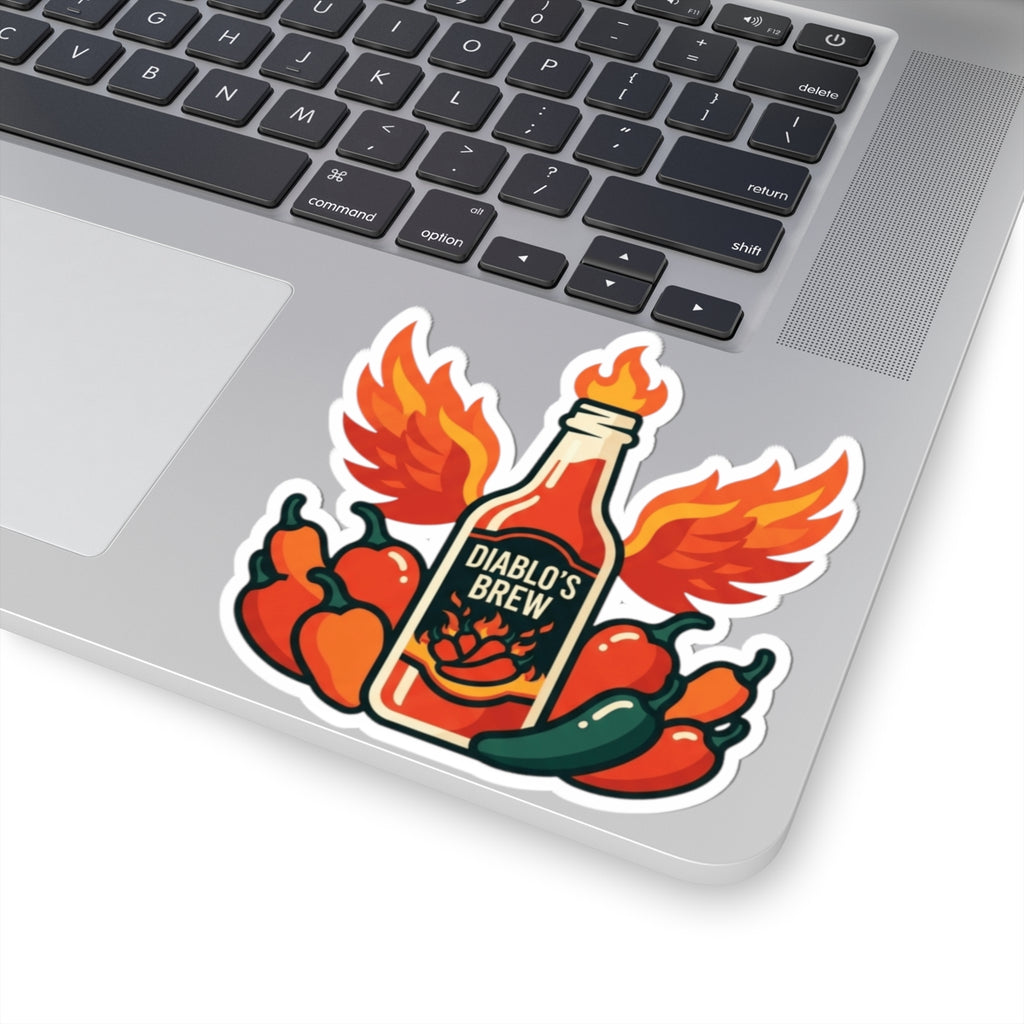 "Burns Coming Out" Sticker