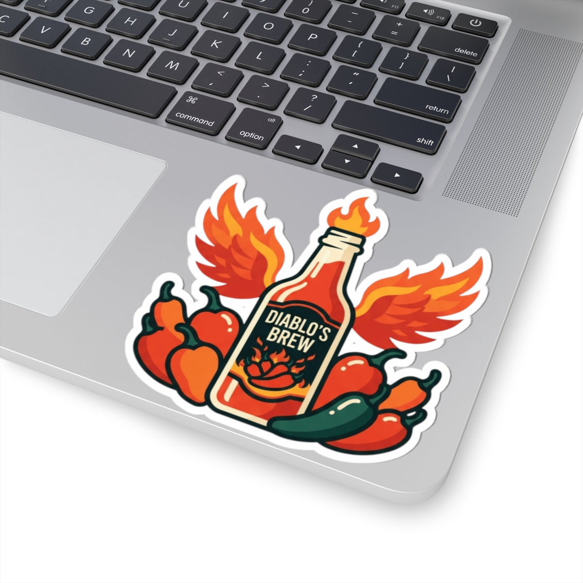 "Burns Coming Out" Sticker