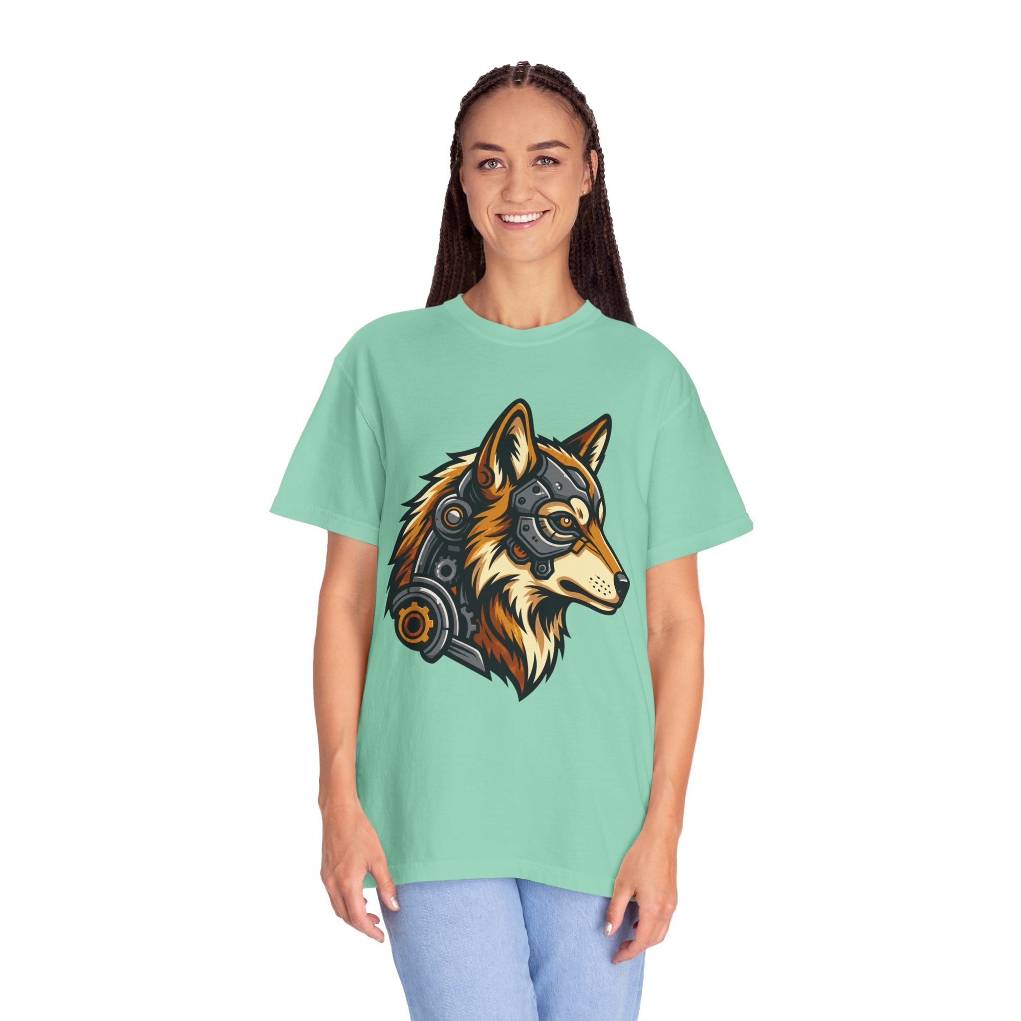 "Cyber Dog" Unisex Garment-Dyed Tee