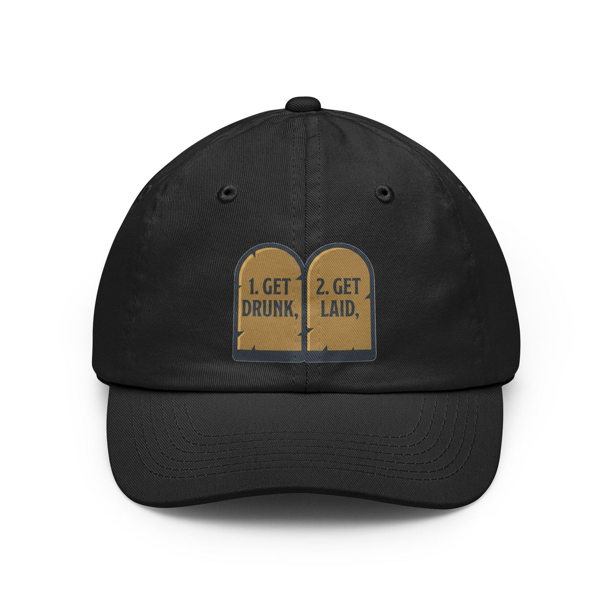 Color: Black | 11th and 12th Commandment Dad Hat — -C