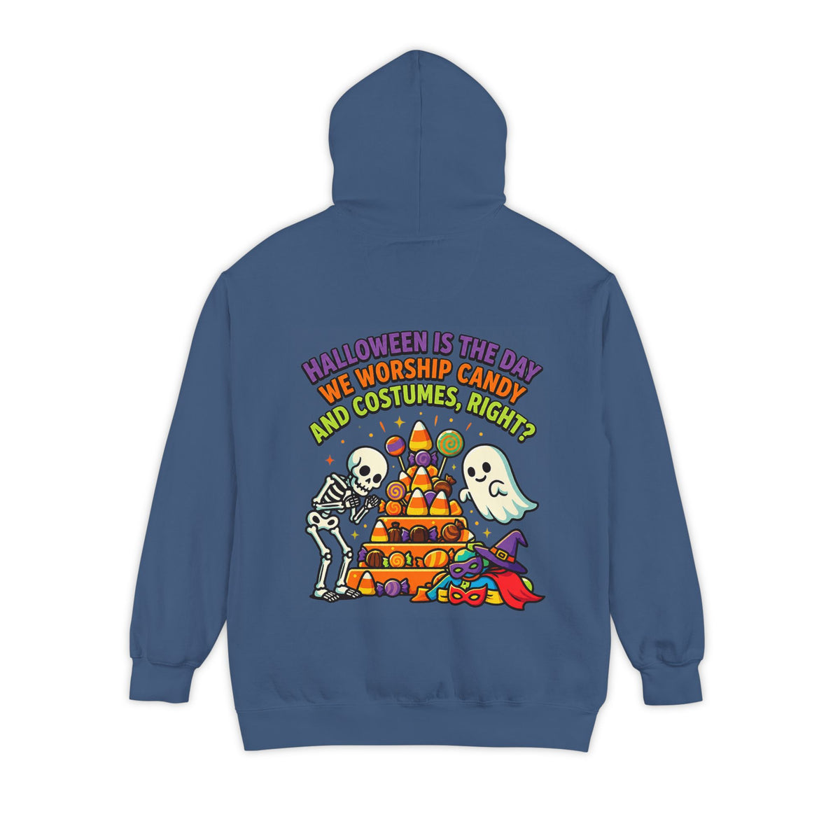 Color: True Navy | Worship Candy Garment-Dyed Hoodie