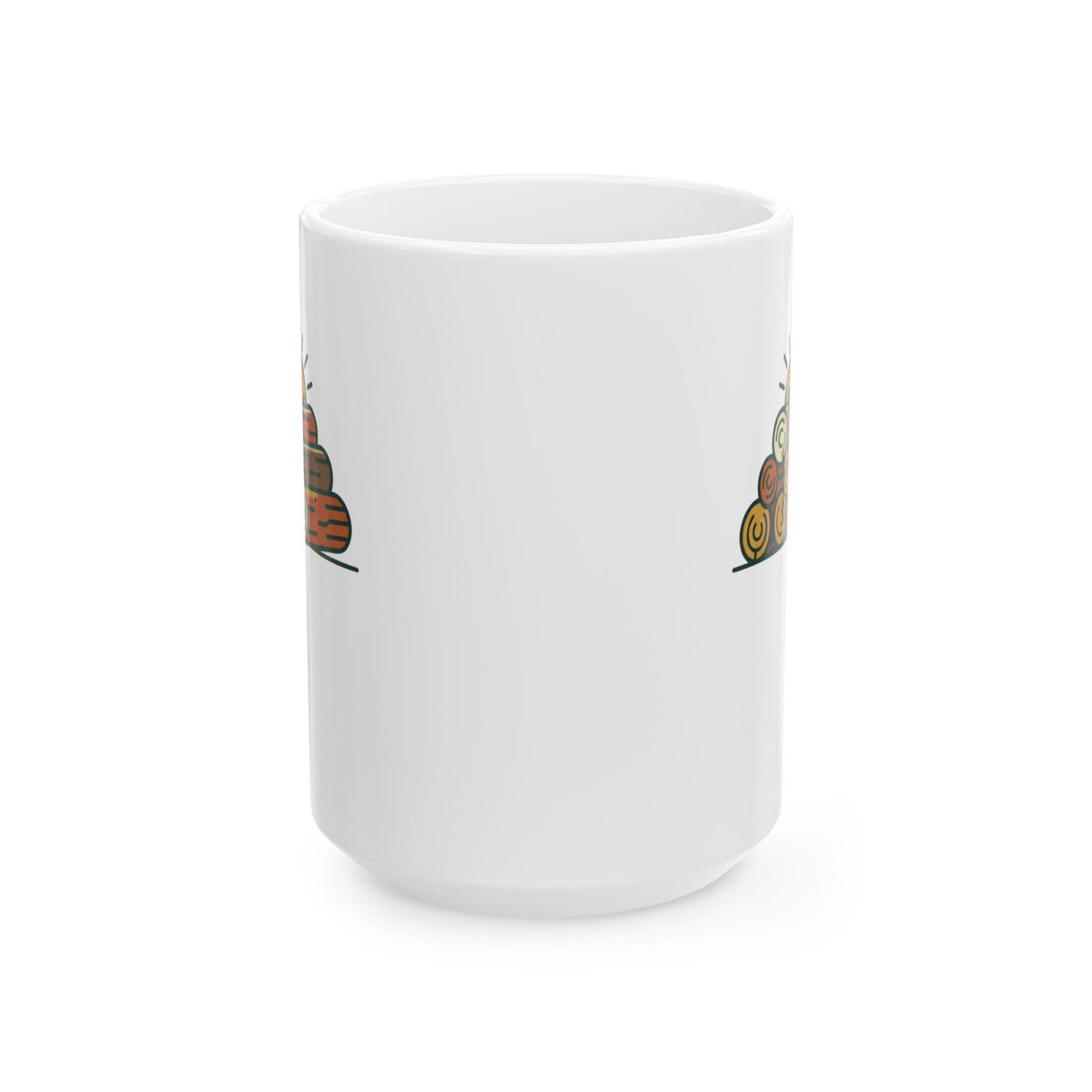 "Morning Wood Appreciation Society" White Ceramic Mug — Graphic