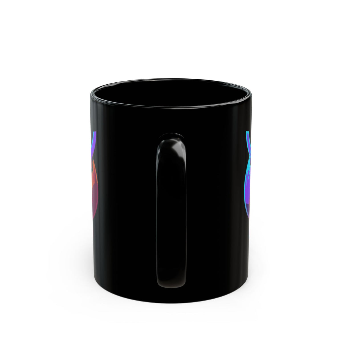 "My Life Is Mercury in Retrograde" Black Ceramic Mug — Graphic