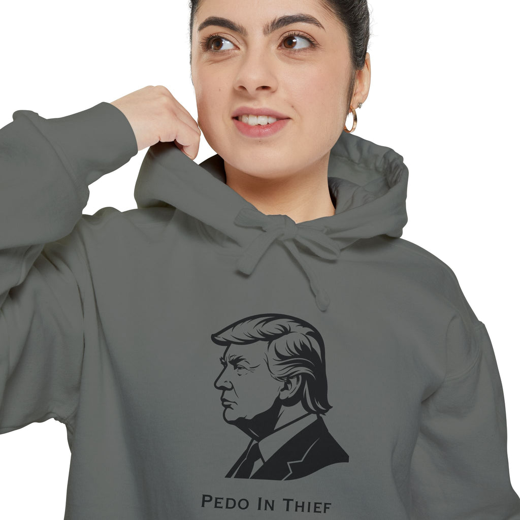 Pedo in Thief | Garment-Dyed Hoodie — AttitudeShirts