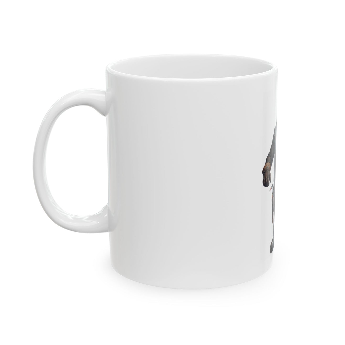 "Axel" White Ceramic Mug