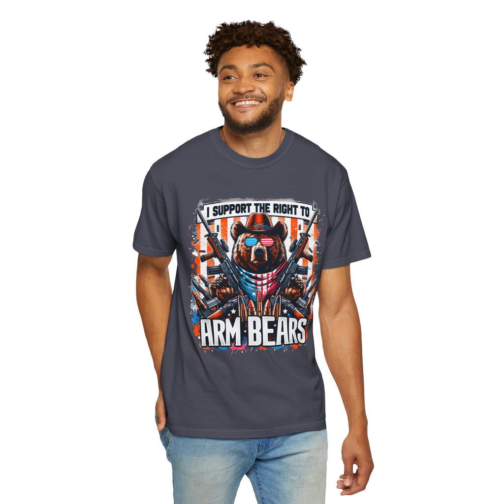 "Right to Arm Bears" Unisex Garment-Dyed T-shirt