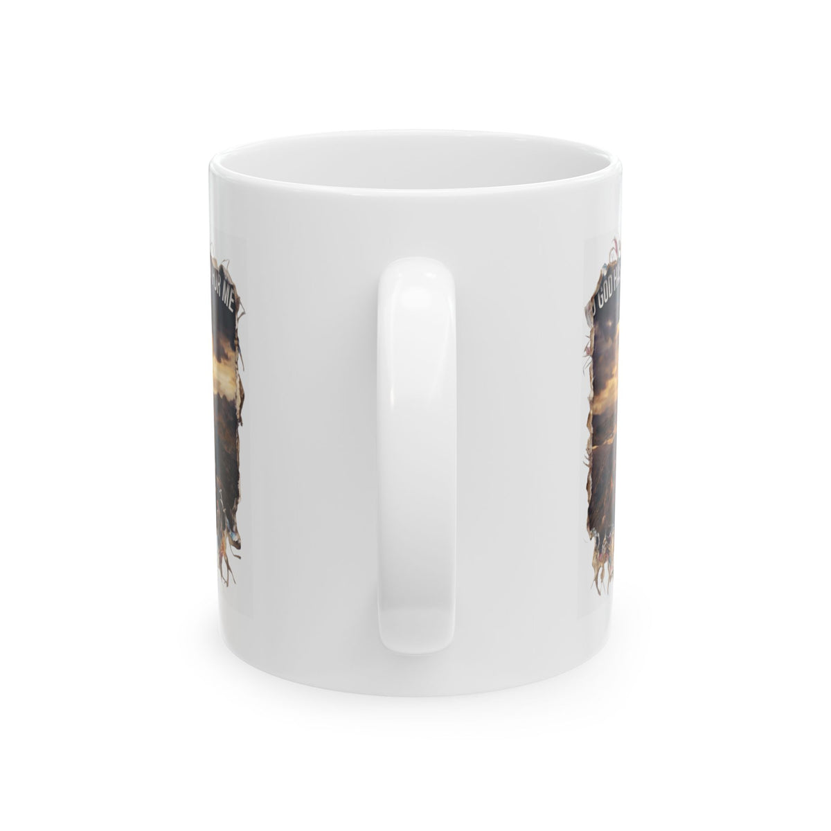 "God Has A Plan For Me" White Ceramic Mug