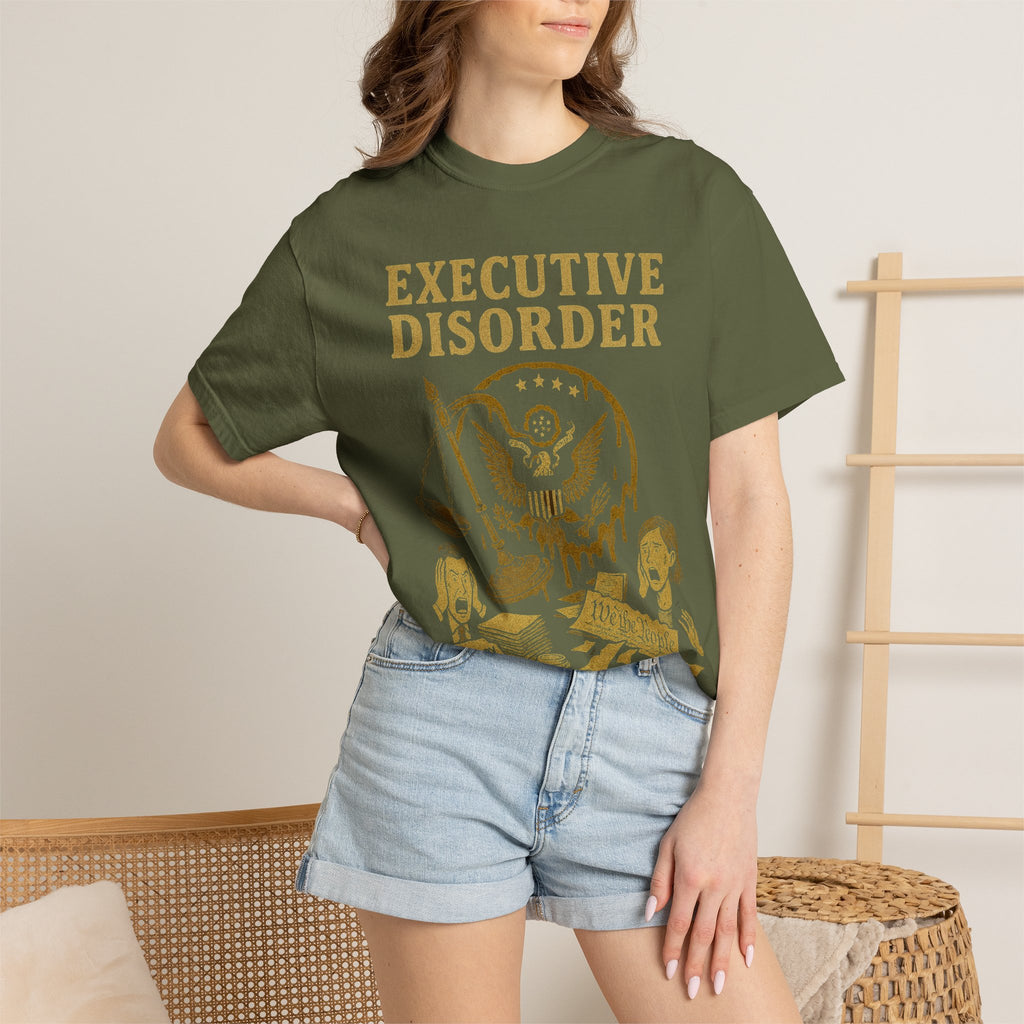 "Executive Disorder" Unisex Garment-Dyed T-shirt