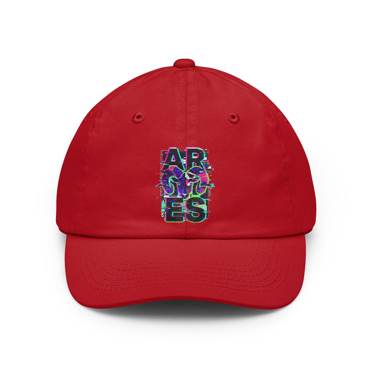 Color: Red | Aries Dad Hat
