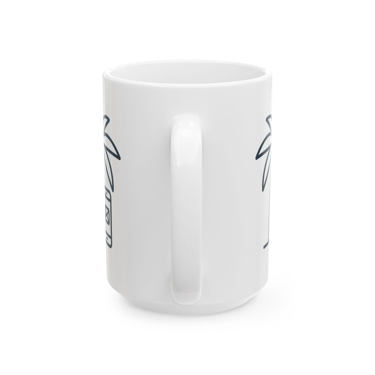 "Out of Office" White Ceramic Mug — Graphic