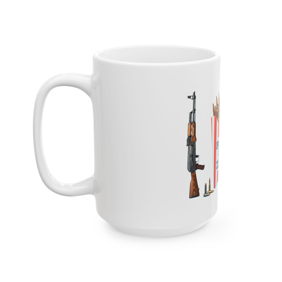 "Freedom Fries" White Ceramic Mug