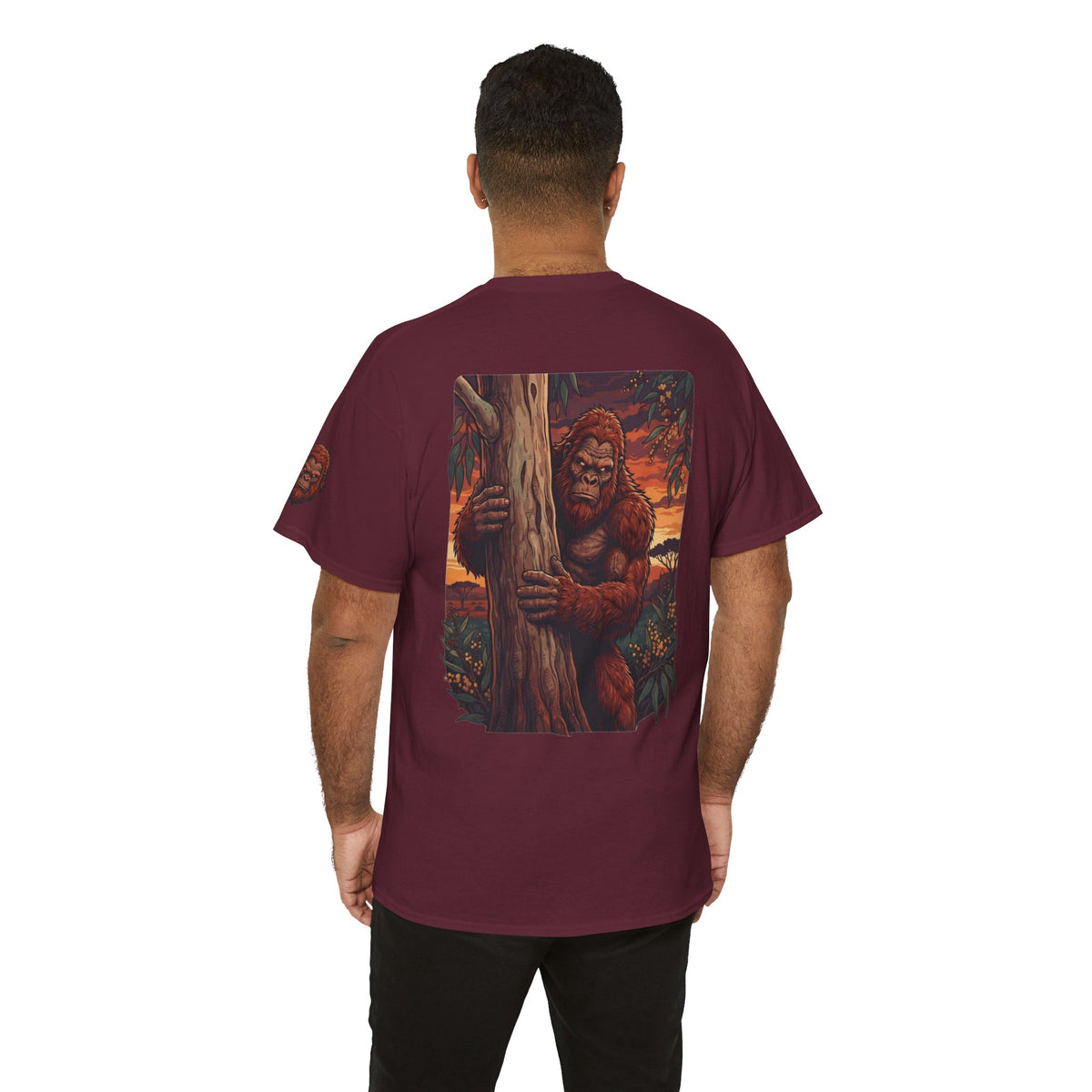 Color: Maroon | Yowie (Australian Folklore) Premium Graphic Tee