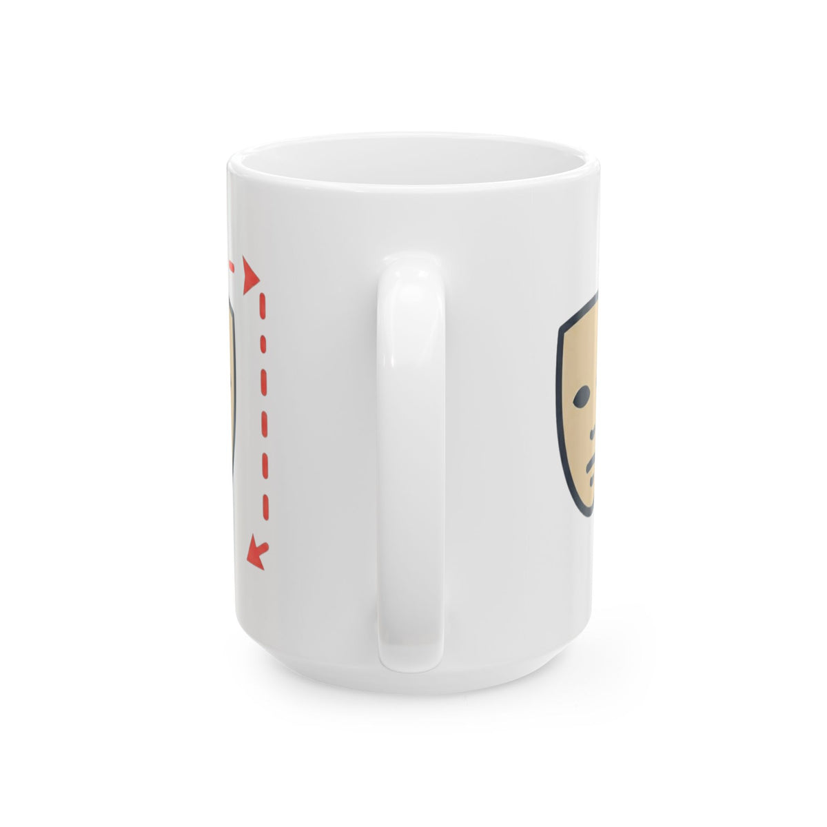 "Instructions Unclear" White Ceramic Mug — Graphic
