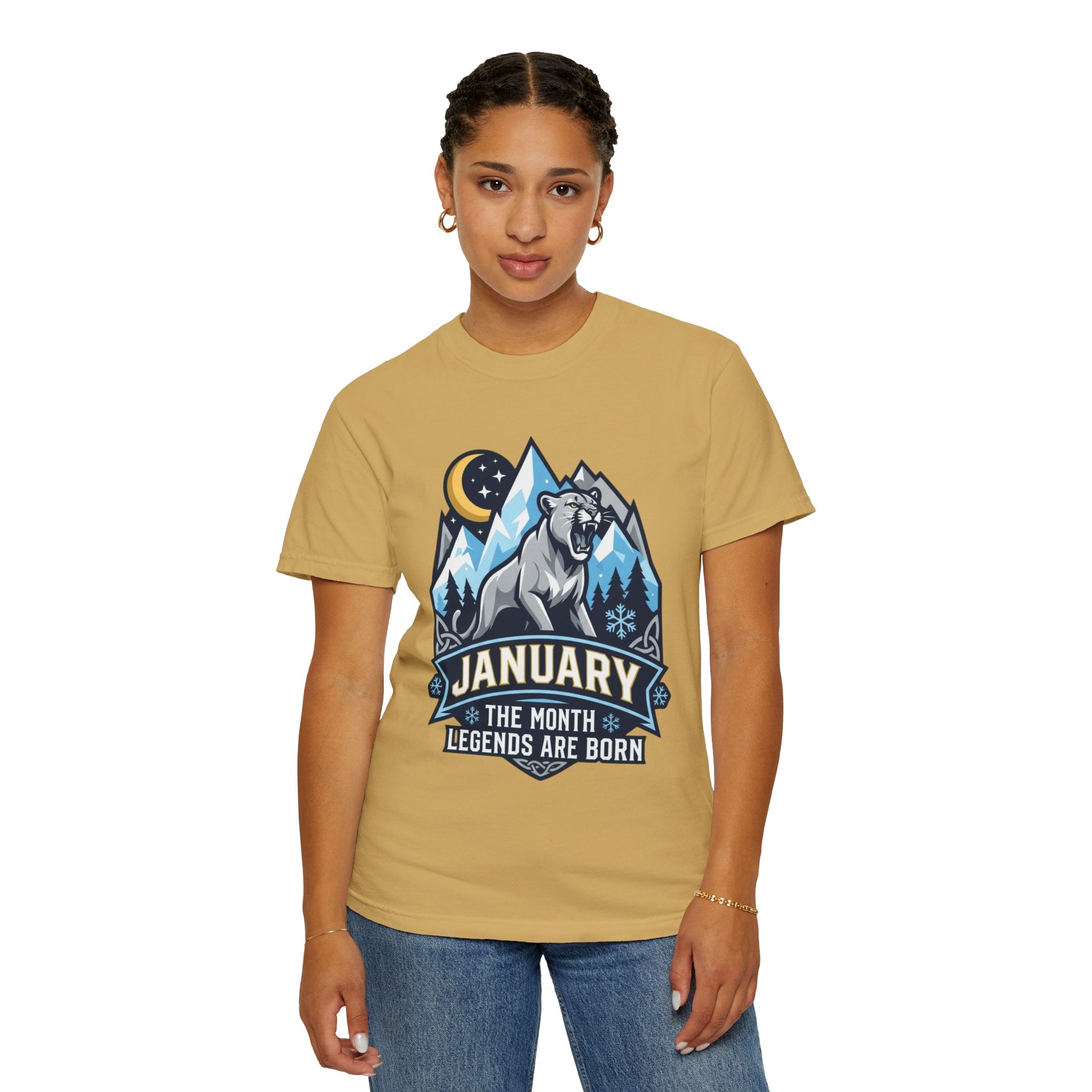 "January Legend" Unisex Garment-Dyed Tee