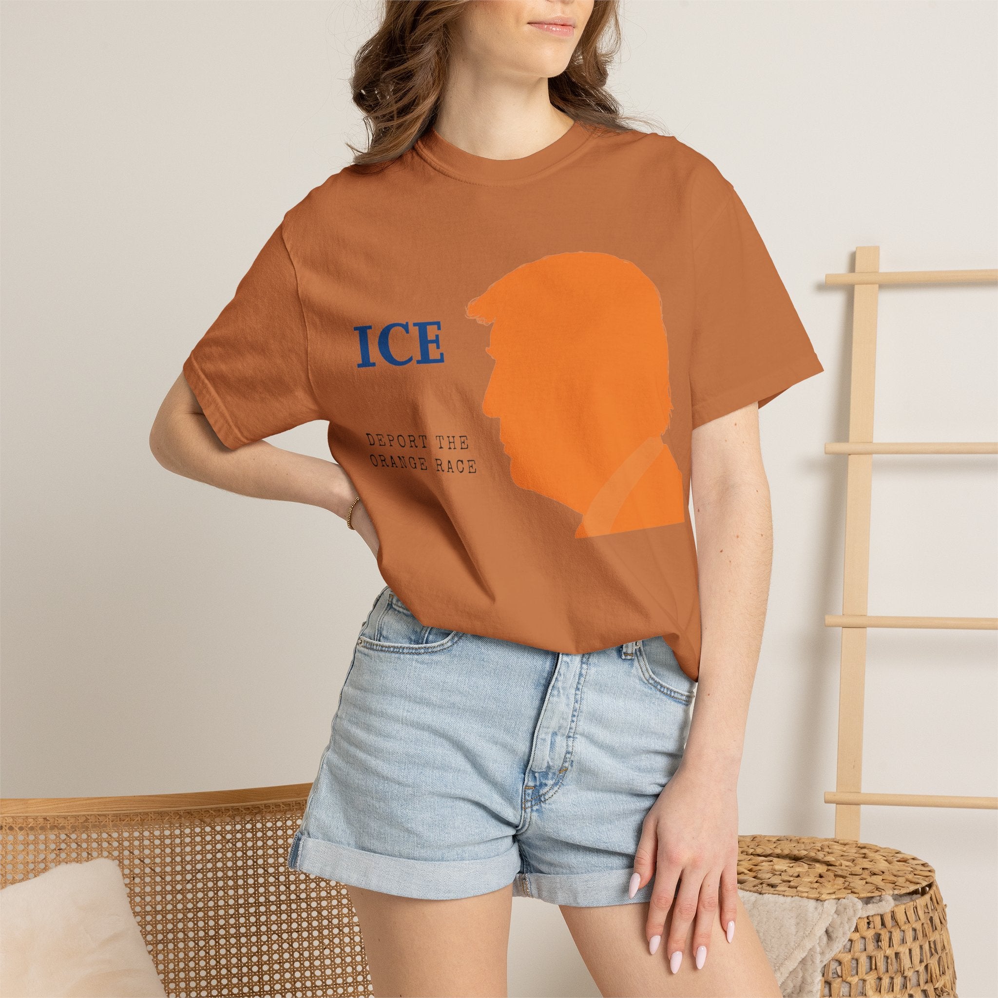 "Deport the Orange Race" Unisex Garment-Dyed T-shirt