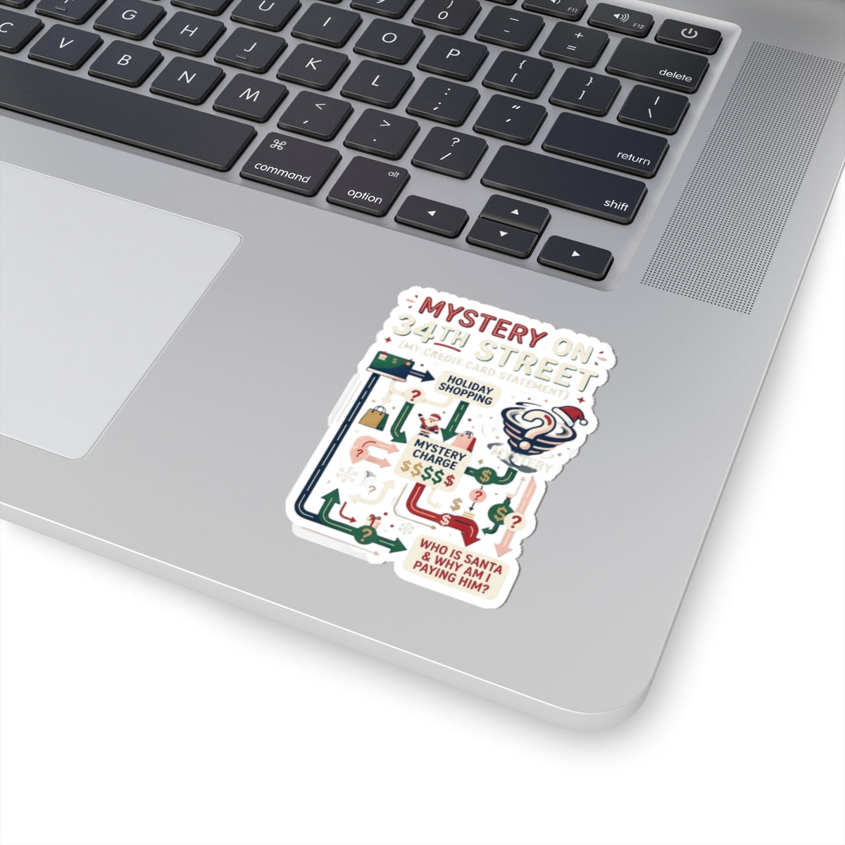"Mystery On 34th Street" Sticker — Main
