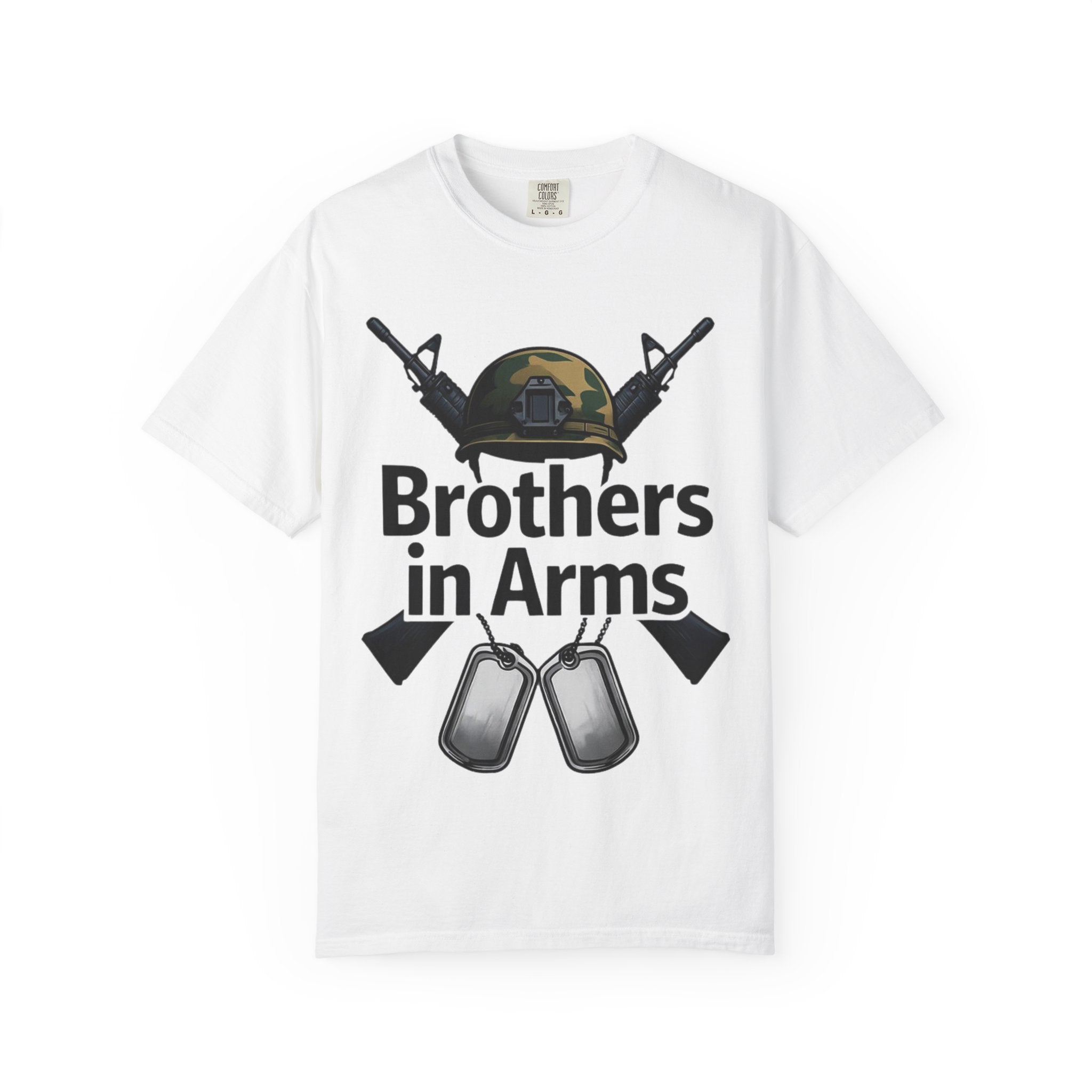 "Brothers in Arms" Unisex Garment-Dyed T-shirt
