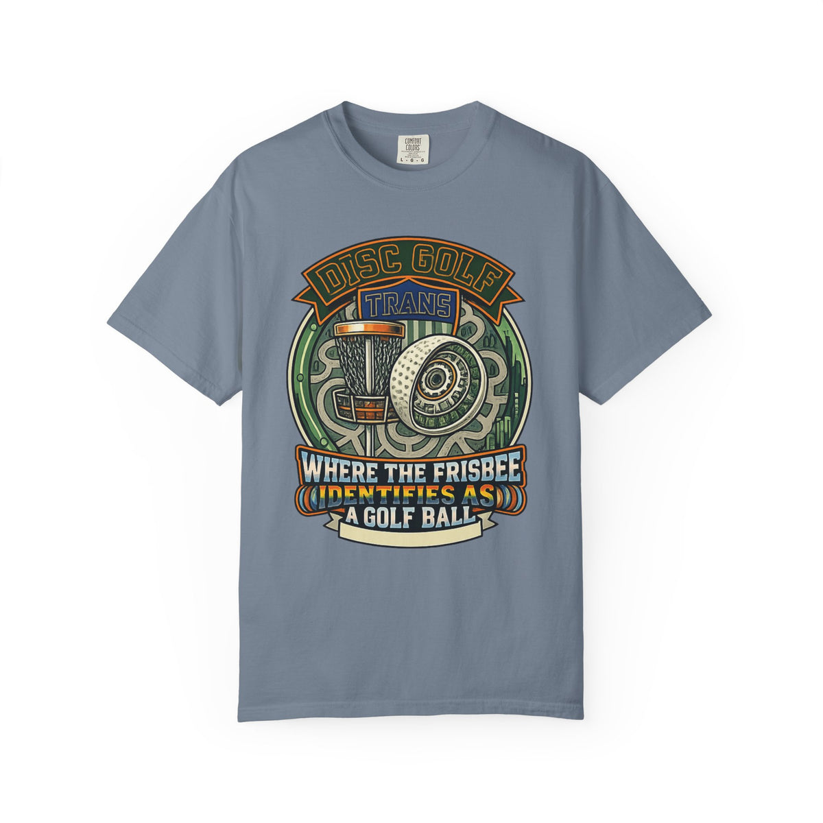 Color: Blue Jean | Trans Golf Unisex Garment-Dyed T-shirt