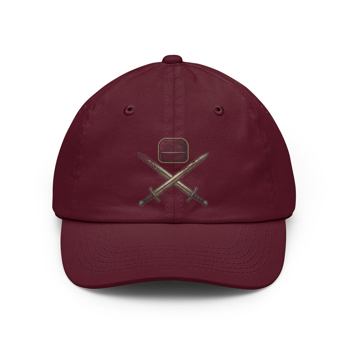 Color: Maroon | Good Book Series 200 Foreskins Dad Hat