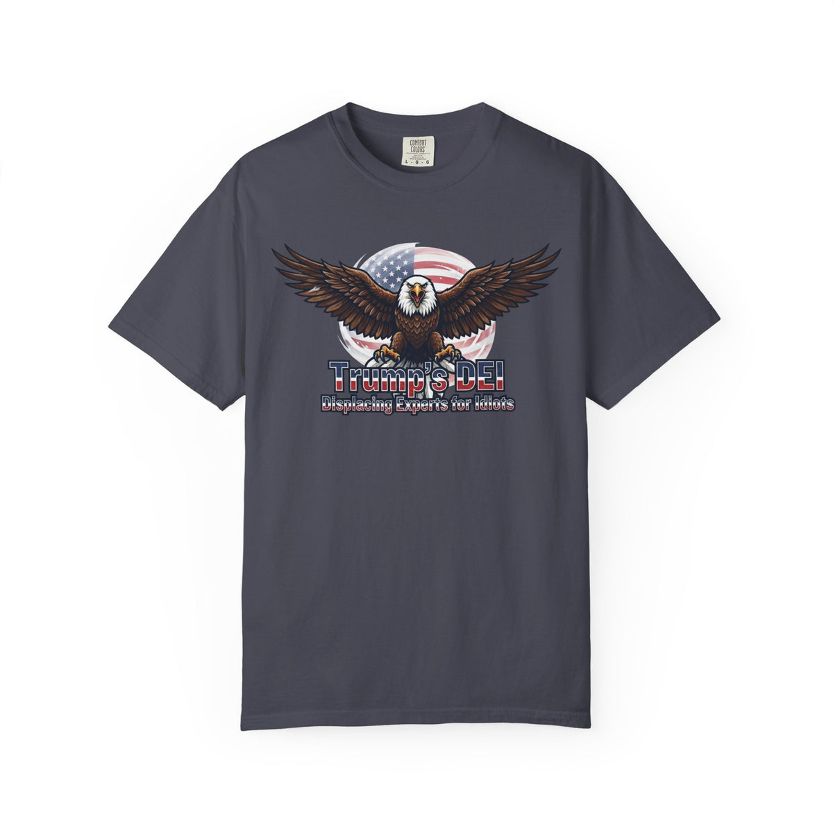 Color: Navy | Trumps DEI Unisex Garment-Dyed Tee