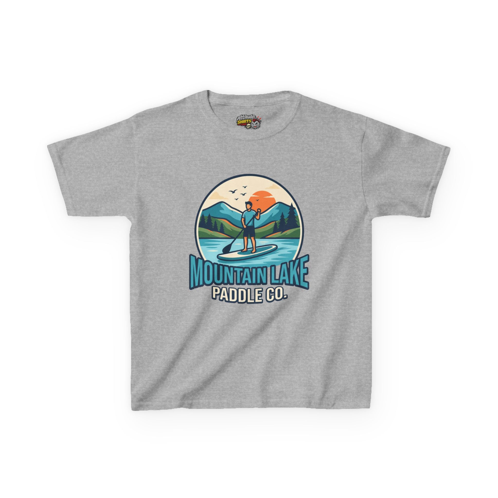 "Mountain Lake Paddle Board" Kids Tee